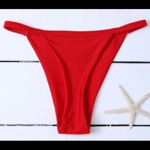 Low Wasted Spaghetti Strap bikini bottoms